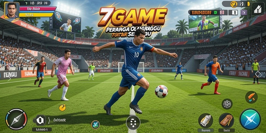 Menampilkan gameplay seru di <strong>7GAME</strong> dengan berbagai olahraga.