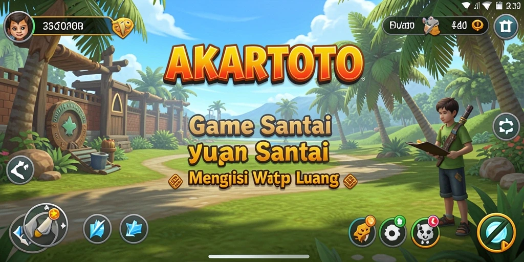 Tampilan menarik dan gameplay seru dari AKARTOTO.