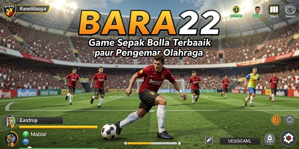 Tampilan gameplay BARA22 yang seru dan mendebarkan.