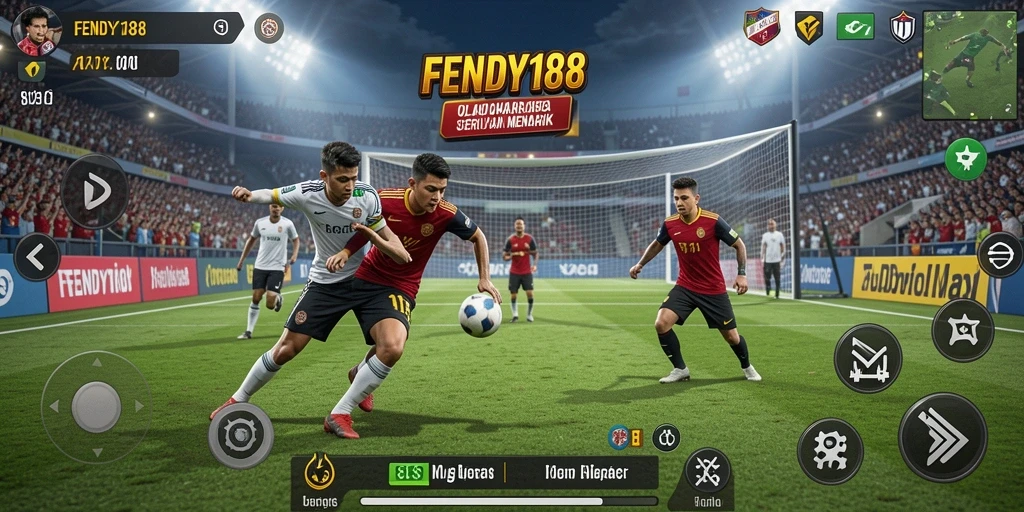 Tampilan gameplay olahraga yang seru dan dinamis dalam FENDY188.