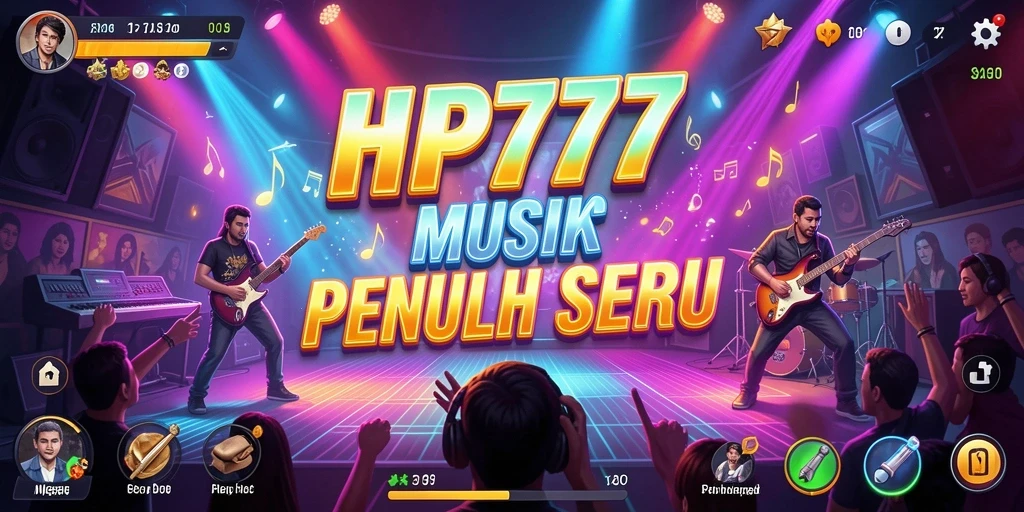 Tampilan gameplay HP777 yang menarik dengan berbagai pilihan lagu.
