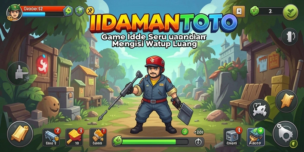 Tangkapan layar dari gameplay menarik IDAMANTOTO yang menunjukkan mekanisme Idle.