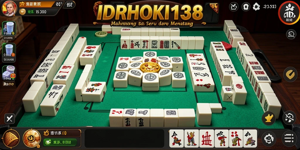Tangkapan layar gameplay <strong>IDRHOKI138</strong> menunjukkan pengalaman Mahjong yang menarik.