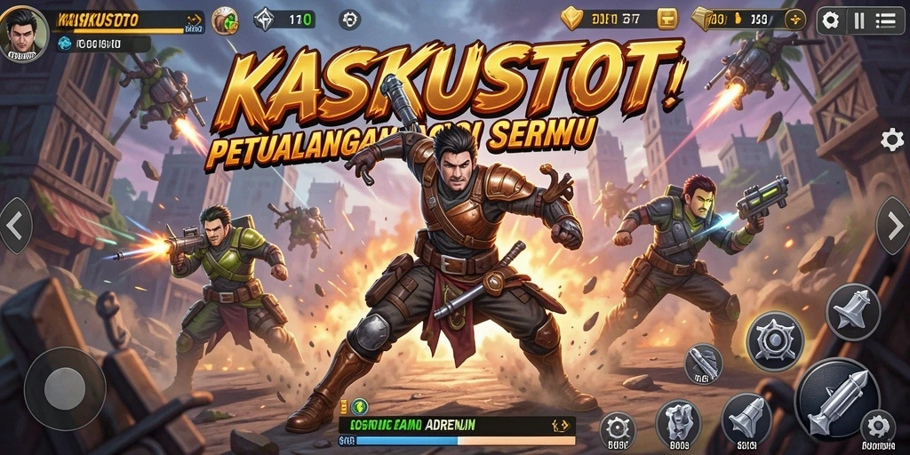 Tampilan gameplay seru KASKUSTOTO dengan aksi mendebarkan.
