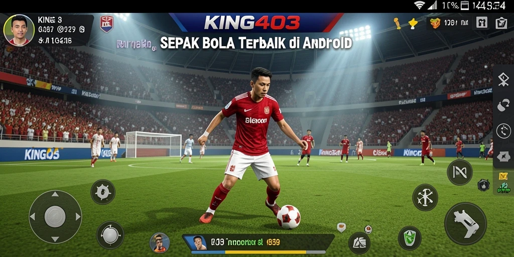 Screenshot gameplay KING403 yang menunjukkan aksi seru di lapangan.