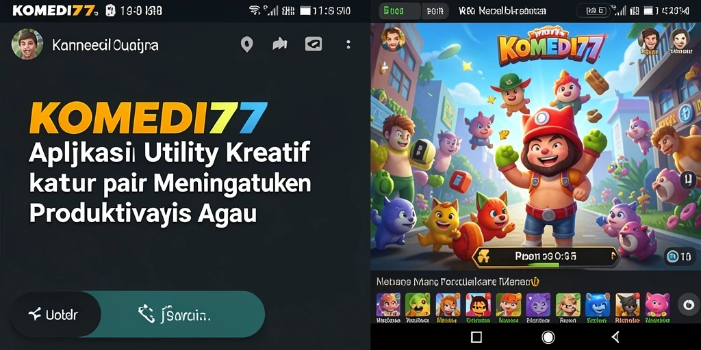 Tampilan antarmuka KOMEDI77 yang intuitif dan menarik.