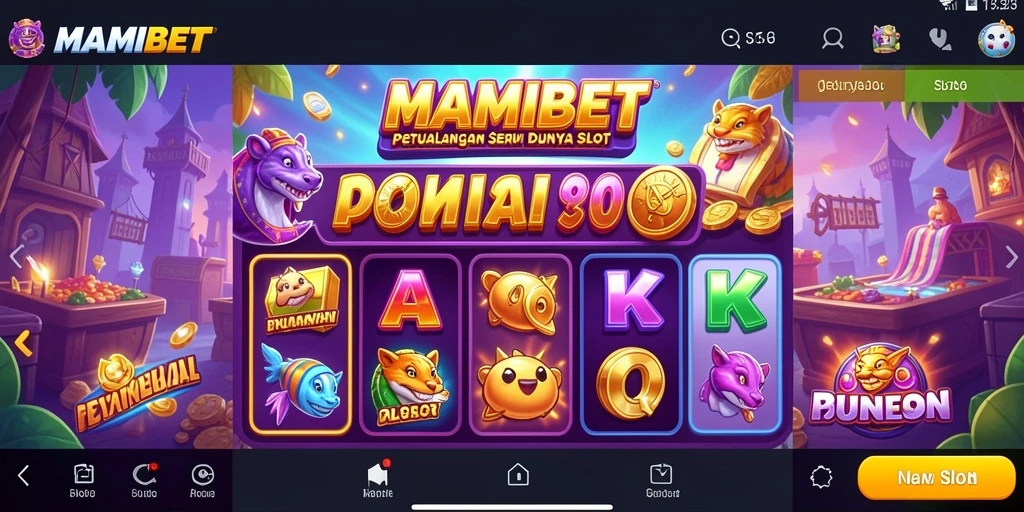 Tampilan gameplay Slot MAMIBET yang menyenangkan dan menarik.