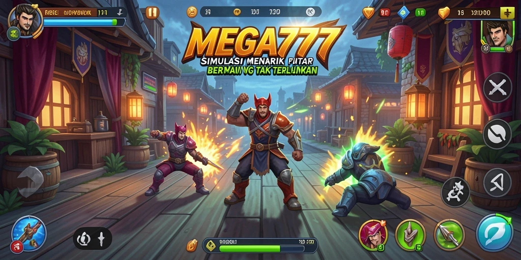Tampilan gameplay MEGA777 yang imersif dan menarik.