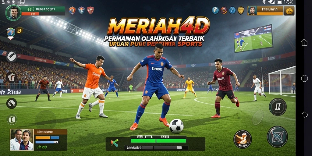 Screenshot tampilan gameplay <strong>MERIAH4D</strong> yang mendebarkan.