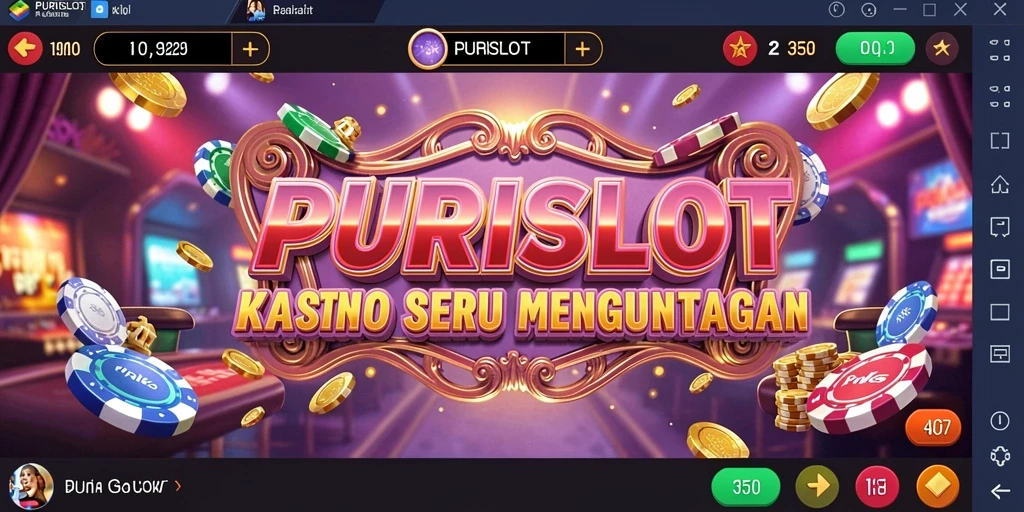 Tampilan gameplay menarik dari PURISLOT dengan tema slot yang beragam.