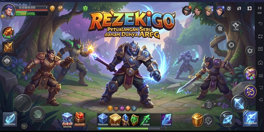 Tangkapan layar gameplay seru dalam REZEKIGO.