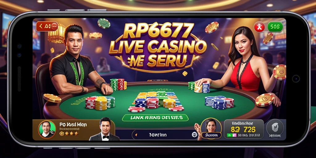 Tampilan gameplay Live Casino yang menarik dan interaktif.
