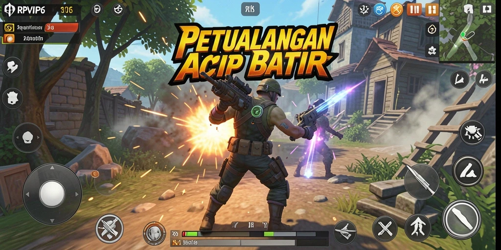 Tampilan gameplay RPVIP6 yang mendebarkan dengan aksi seru