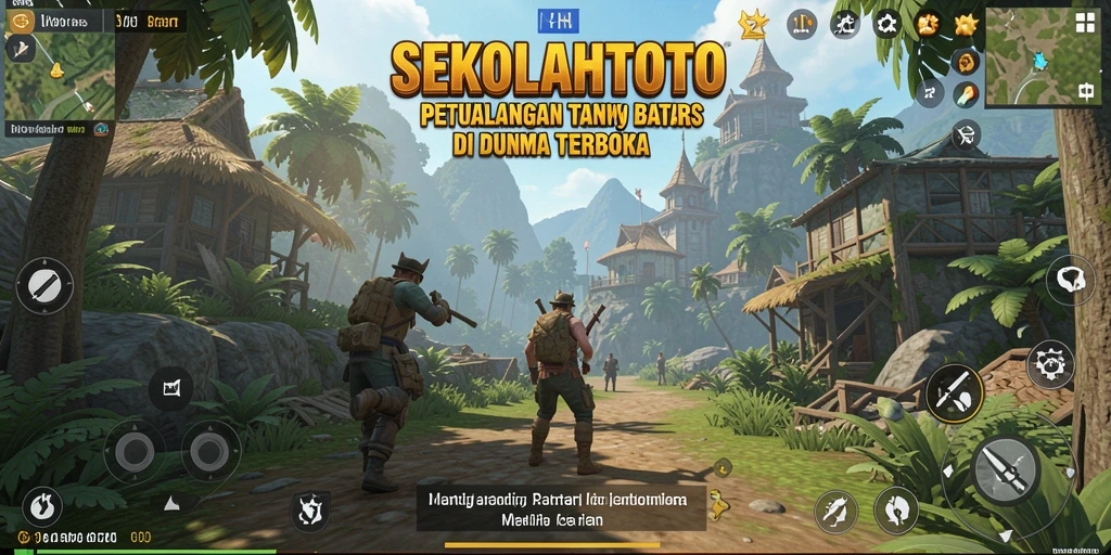 Tangkapan layar gameplay yang menampilkan petualangan di dunia terbuka.