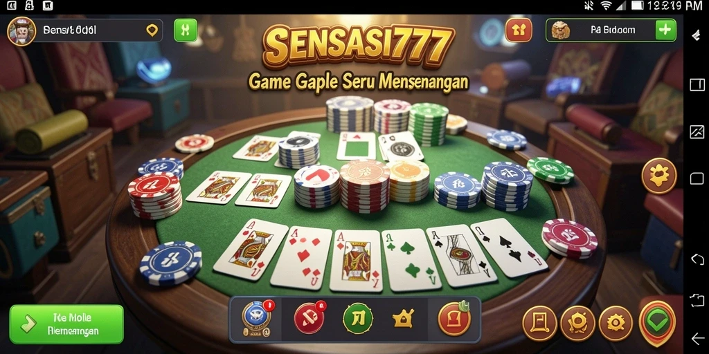 Tampilan menarik dan gameplay seru dalam SENSASI777.