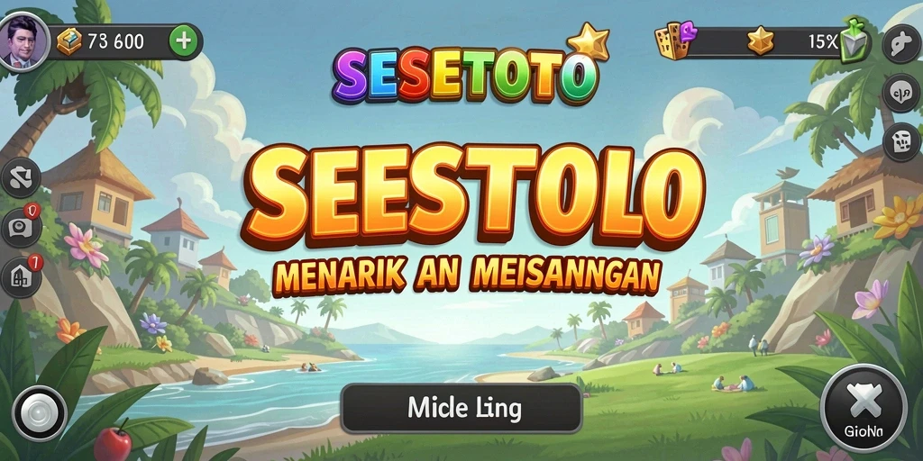 Tampilan gameplay SESETOTO yang menarik dan penuh strategi.