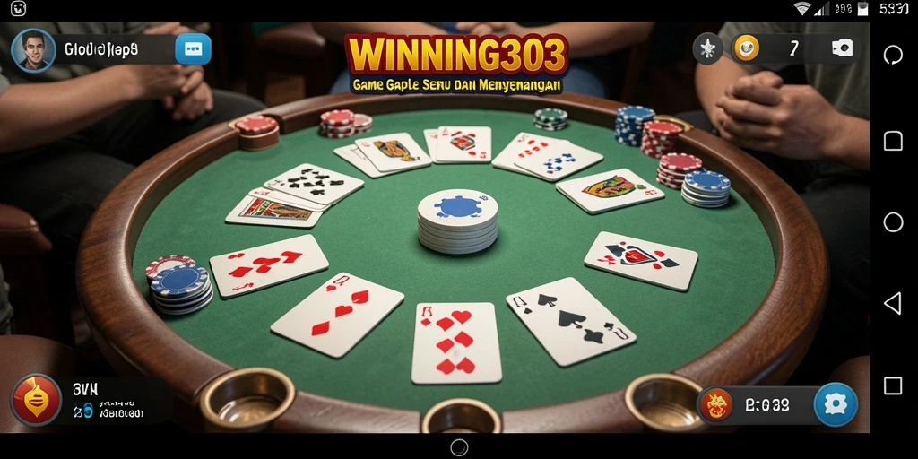 Screenshot gameplay Gaple yang menyenangkan di WINNING303.